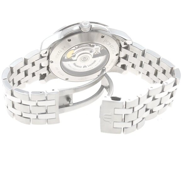 MAURICE LACROIX Pontos PT6158 Day date black Dial Automatic Men's Watch - Picture 10 of 11